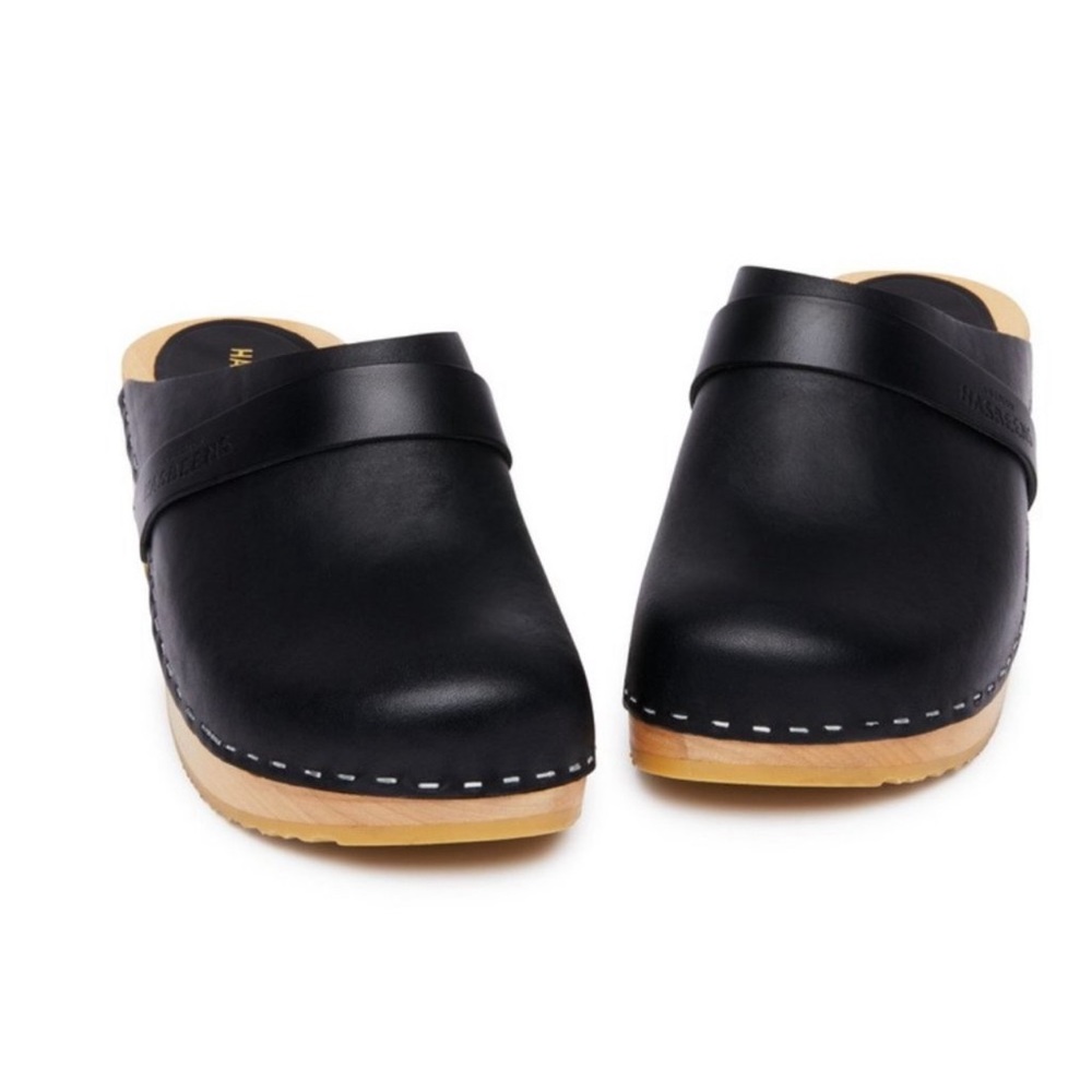 NEW Swedish Hasbeens Husband Clog 38